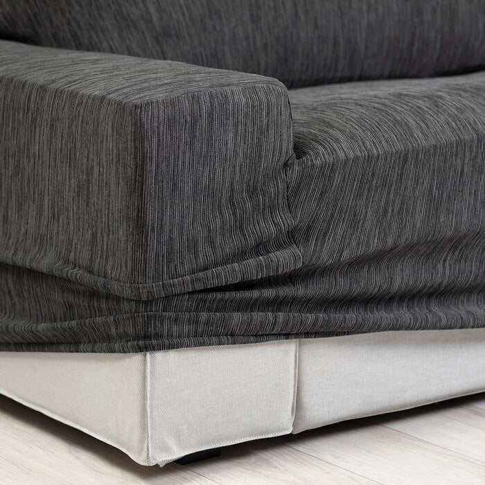 AGERÖD Cover for 2-seat sofa, grey