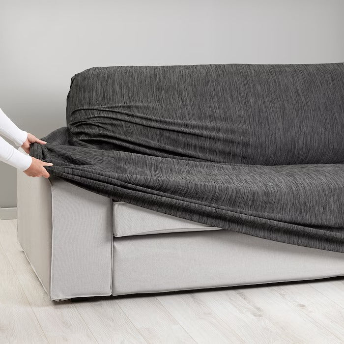 AGERÖD Cover for 2-seat sofa, grey