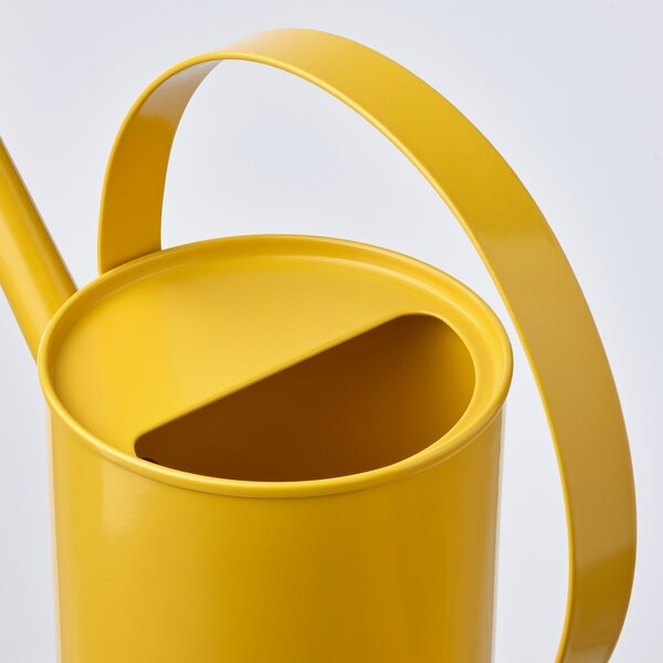 FÖRENLIG Watering can, in/outdoor/yellow, 1.5 l