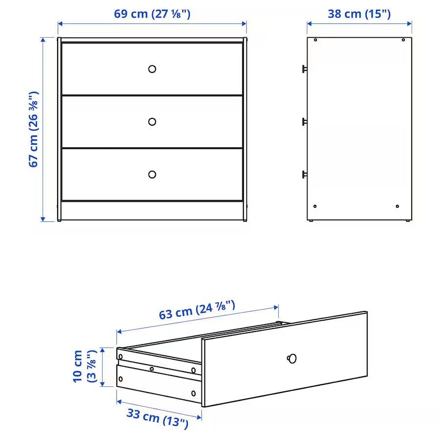 GURSKEN Bedroom furniture, set of 5, light beige, 150x200 cm