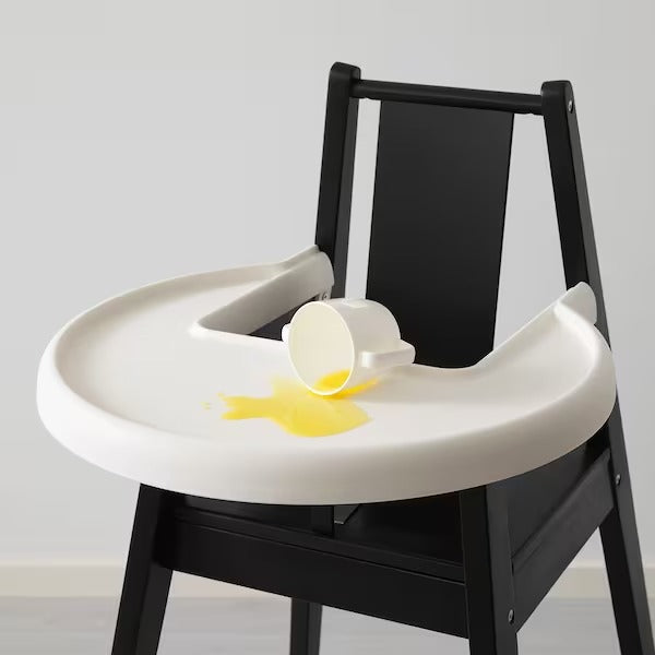 BLÅMES Highchair with tray, black