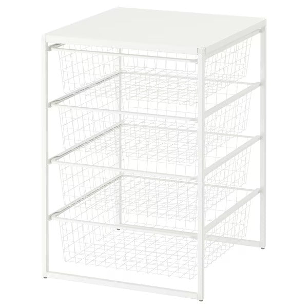 JONAXEL Storage combination, white, 50x51x70 cm