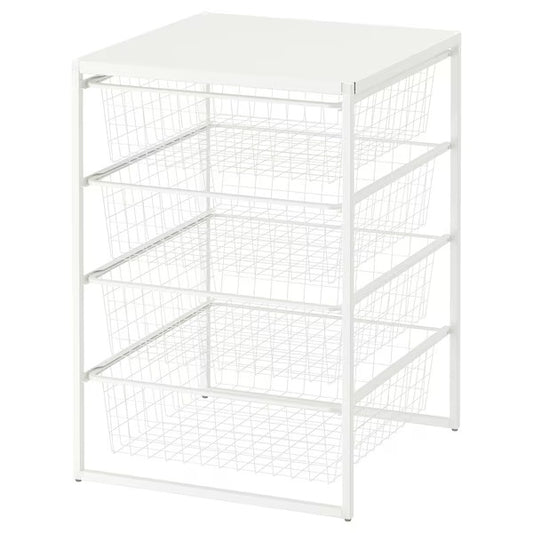 JONAXEL Storage combination, white, 50x51x70 cm