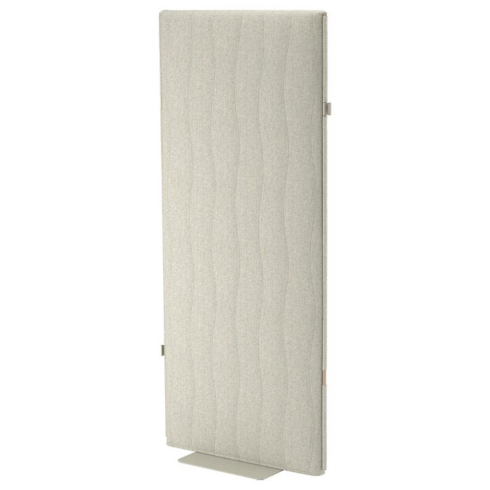 MITTZON Acoustic screen, floor standing, Gunnared beige, 90x157 cm