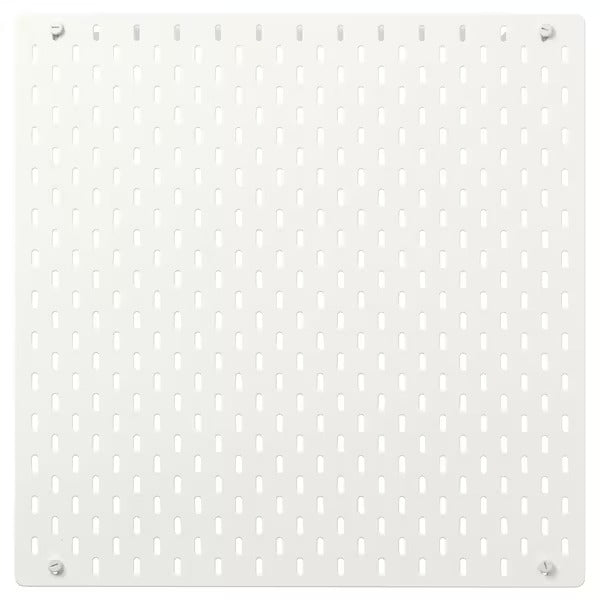 SKÅDIS Pegboard, white, 56x56 cm