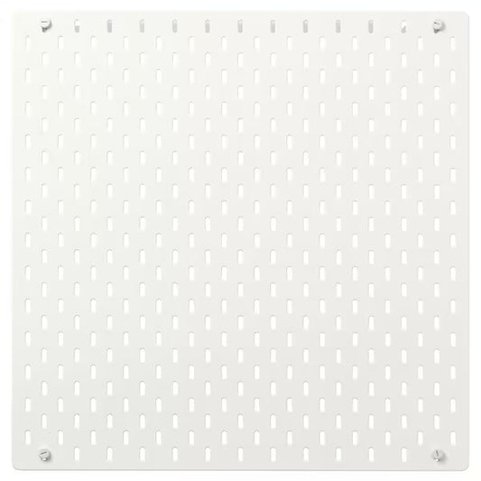 SKÅDIS Pegboard, white, 56x56 cm