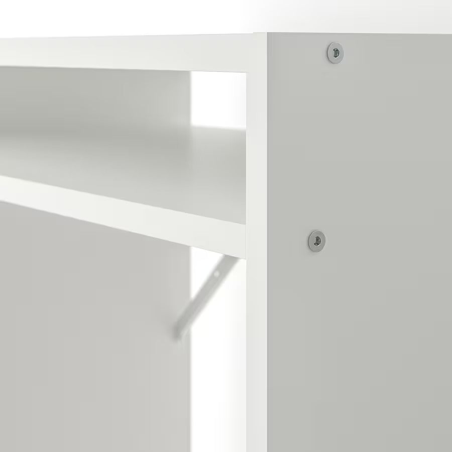 TORALD Desk, white, 65x40 cm