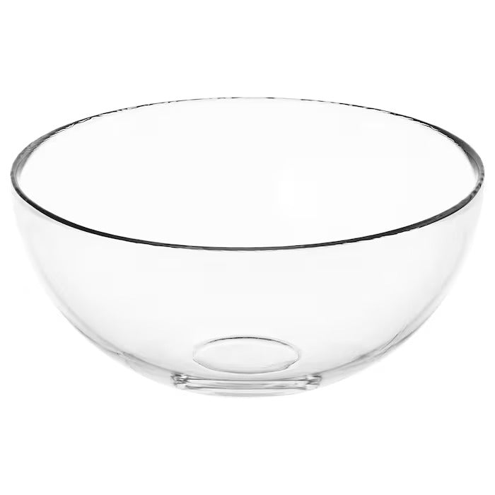 BLANDA Serving bowl, clear glass, 20 cm
