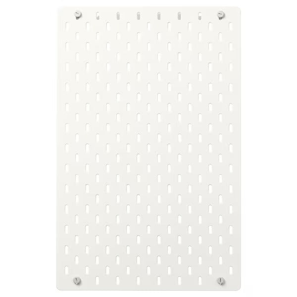 SKÅDIS Pegboard, white, 56x56 cm