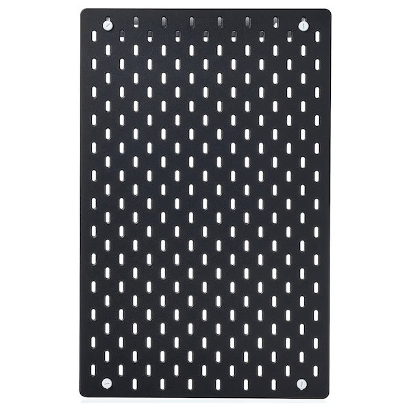 SKÅDIS Pegboard, black, 36x56 cm