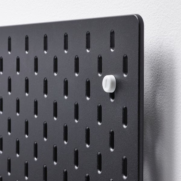 SKÅDIS Pegboard, black, 36x56 cm