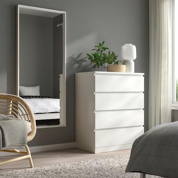 NISSEDAL Mirror, black, 65x150 cm