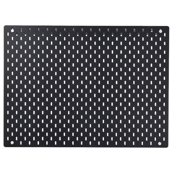 SKÅDIS Pegboard, black, 36x56 cm