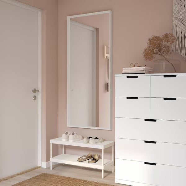 NISSEDAL Mirror, black, 65x150 cm