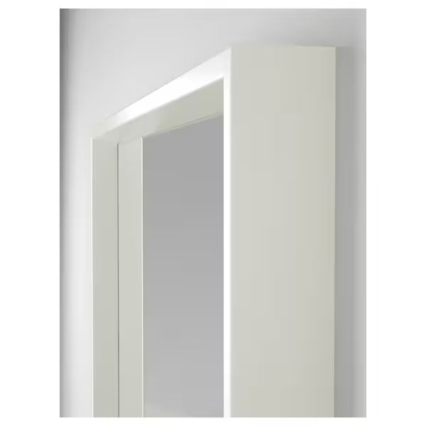 NISSEDAL Mirror, black, 65x150 cm