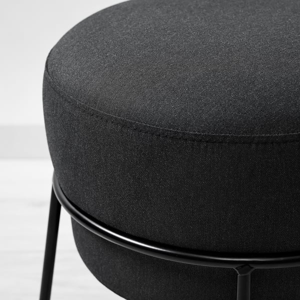 EMMISLÖV Pouffe, Vissle dark grey