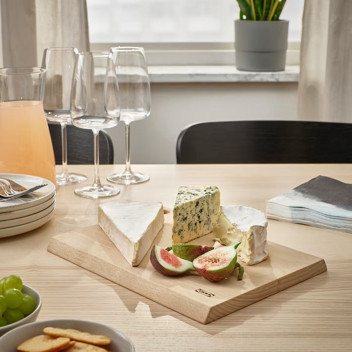 New KRUSTISTEL Serving/chopping board, beech, 29x22 cm