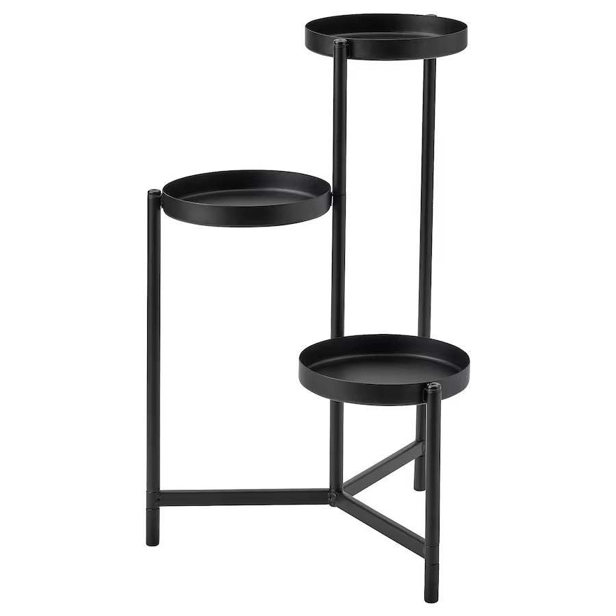 OLIVBLAD Plant stand, in/outdoor black, 58 cm