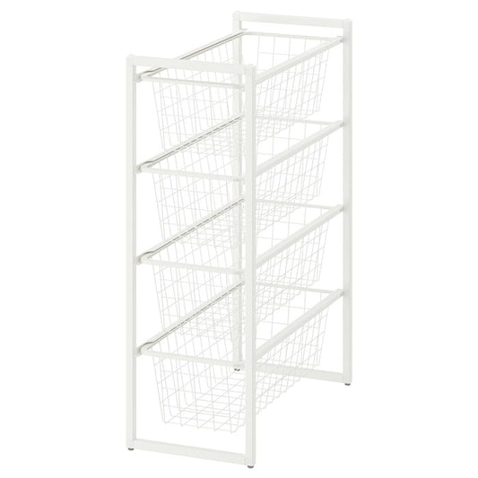 JONAXEL Storage combination, white, 25x51x70 cm
