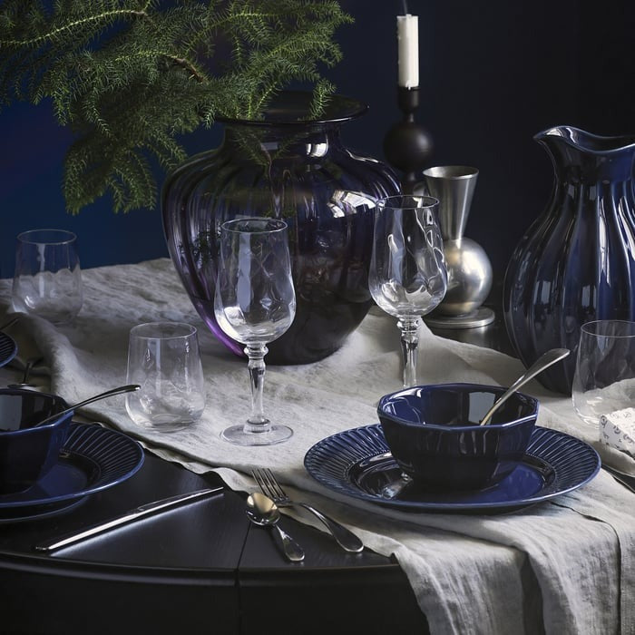 STRIMMIG Bowl, stoneware Blue , 15 cm