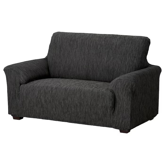 AGERÖD Cover for 2-seat sofa, grey