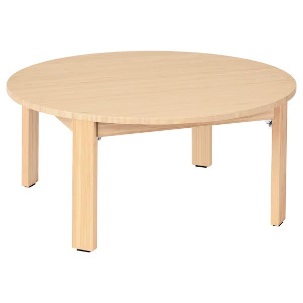 MOXBODA Coffee table, foldable/bamboo, 70 cm