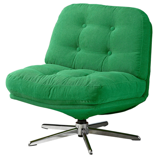 DYVLINGE Swivel armchair, Kelinge green