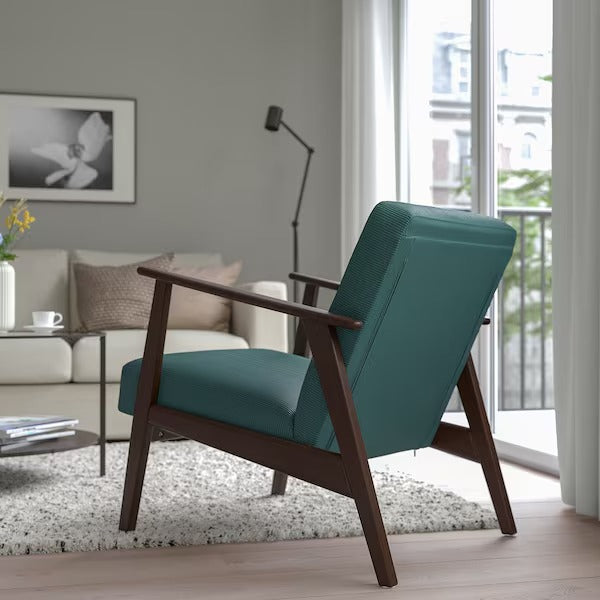 EKENÄSET Armchair, Kilanda light beige