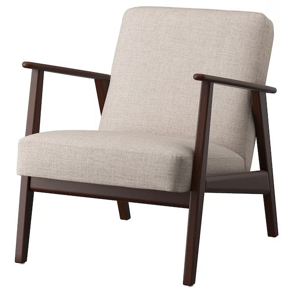 EKENÄSET Armchair, Kilanda light beige