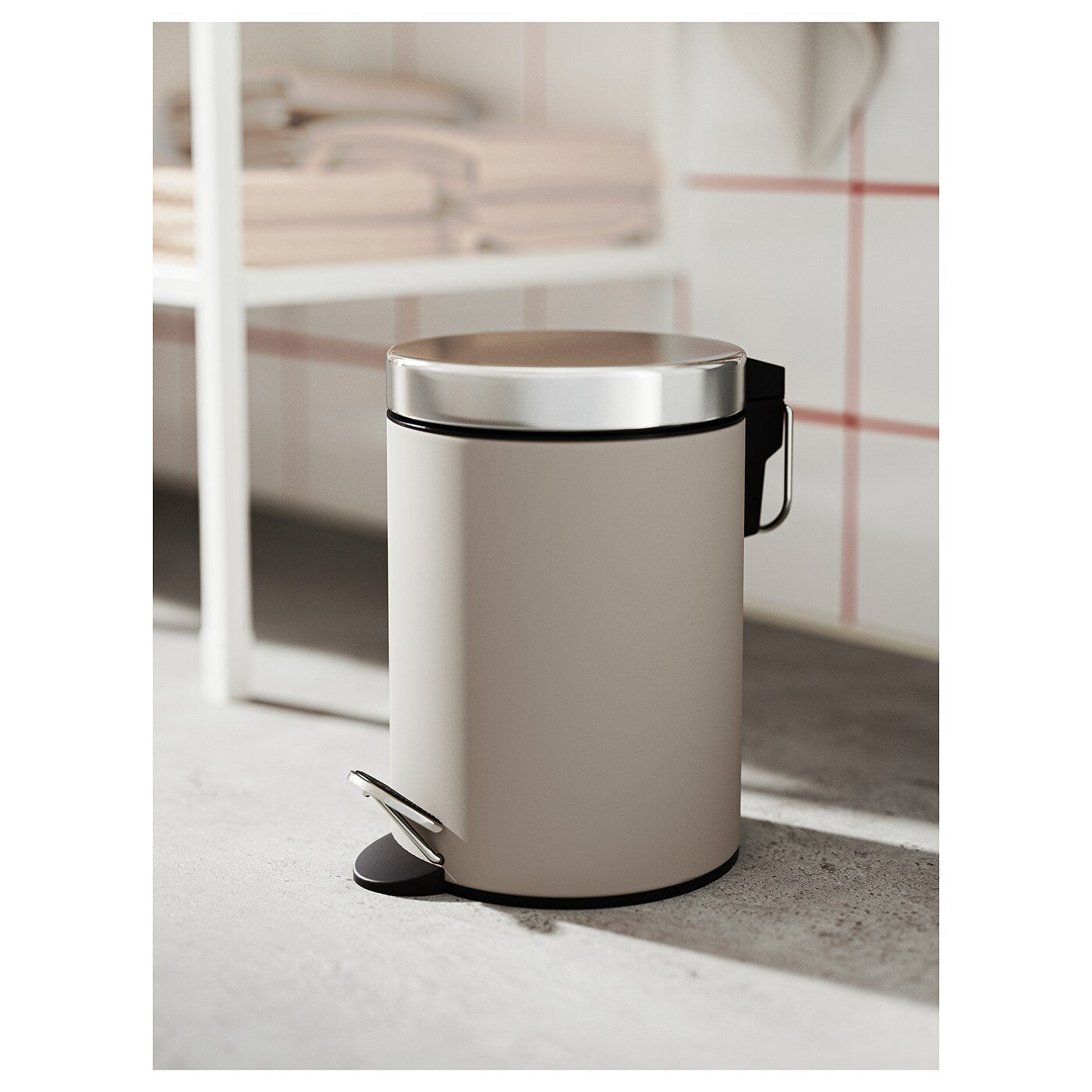 EKOLN Waste bin, lilac, 3 l