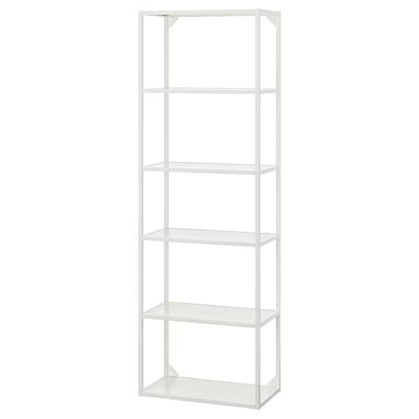 ENHET High fr w shelves, anthracite, 60x30x180 cm