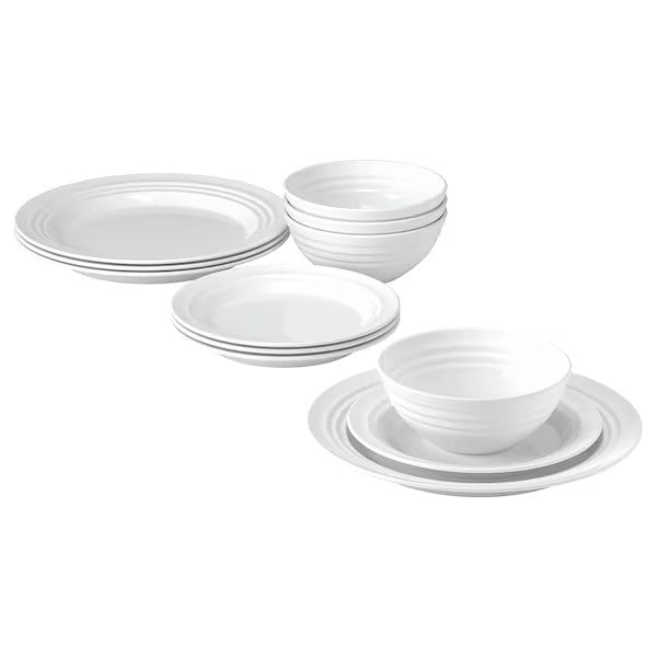 FAVORISERA 12-piece service, white