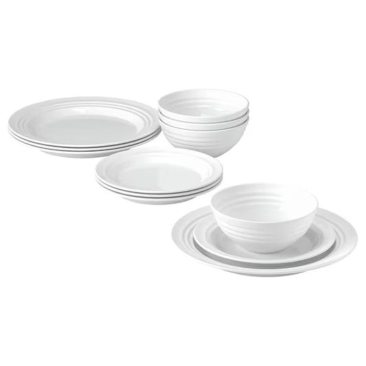 FAVORISERA 12-piece service, white