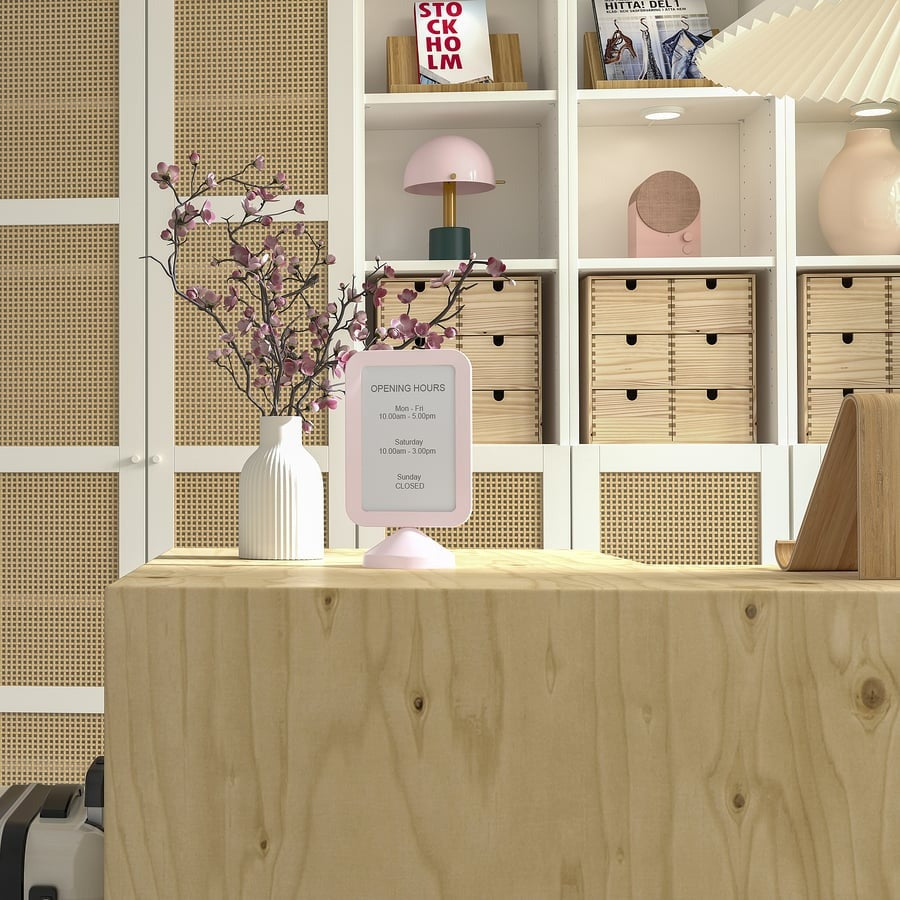 FIKONTRÄD Frame, light pink, 10x15 cm