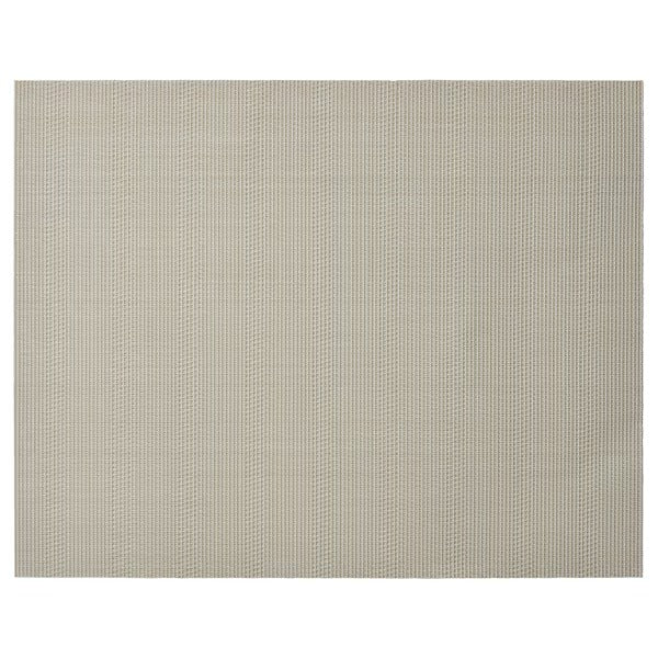 FLYGFISK Place mat, light beige, 38x30 cm