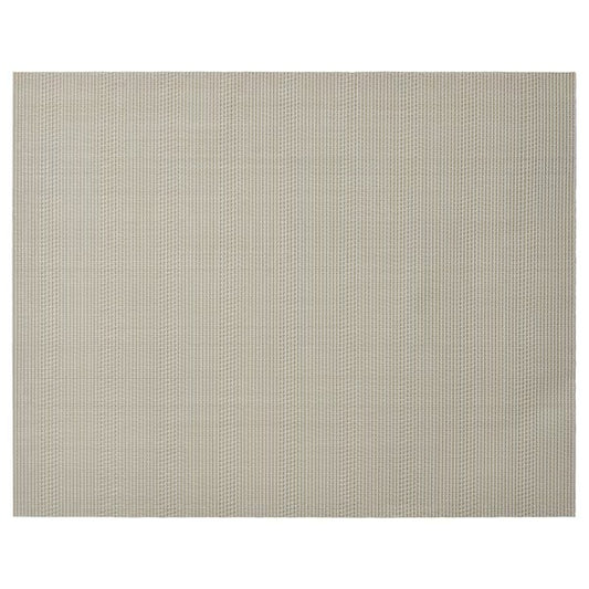 FLYGFISK Place mat, light beige, 38x30 cm