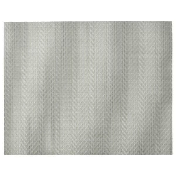 FLYGFISK Place mat, light beige, 38x30 cm