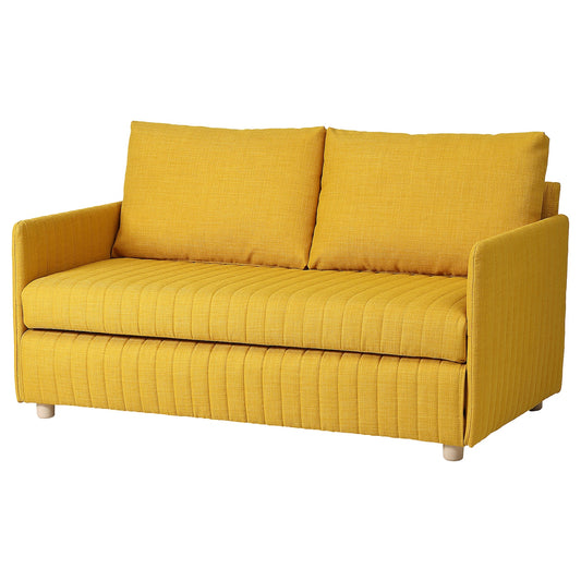 FRIDHULT Sofa-bed, Skiftebo yellow