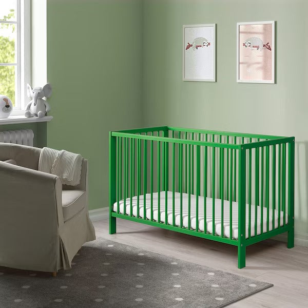 New GULLIVER Cot, green, 60x120 cm