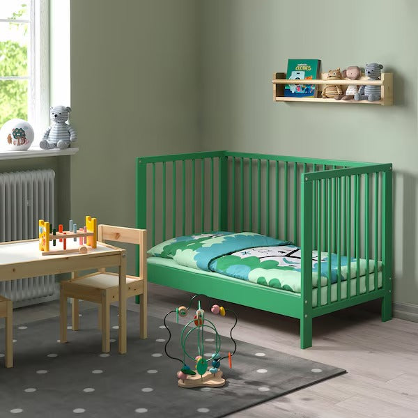 New GULLIVER Cot, green, 60x120 cm