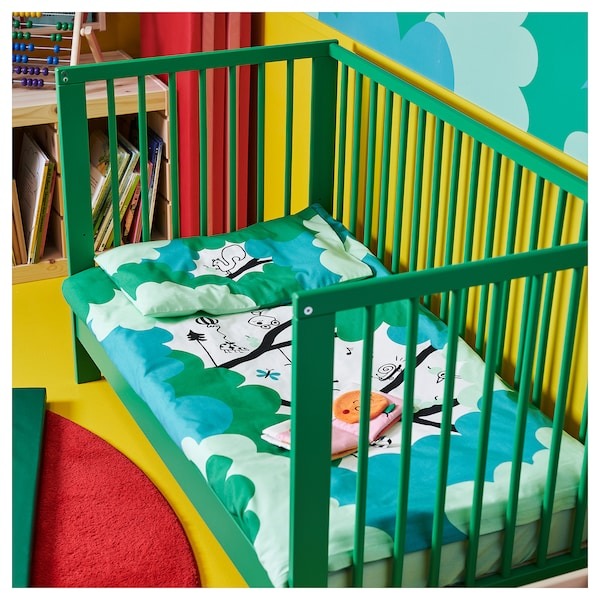 New GULLIVER Cot, green, 60x120 cm