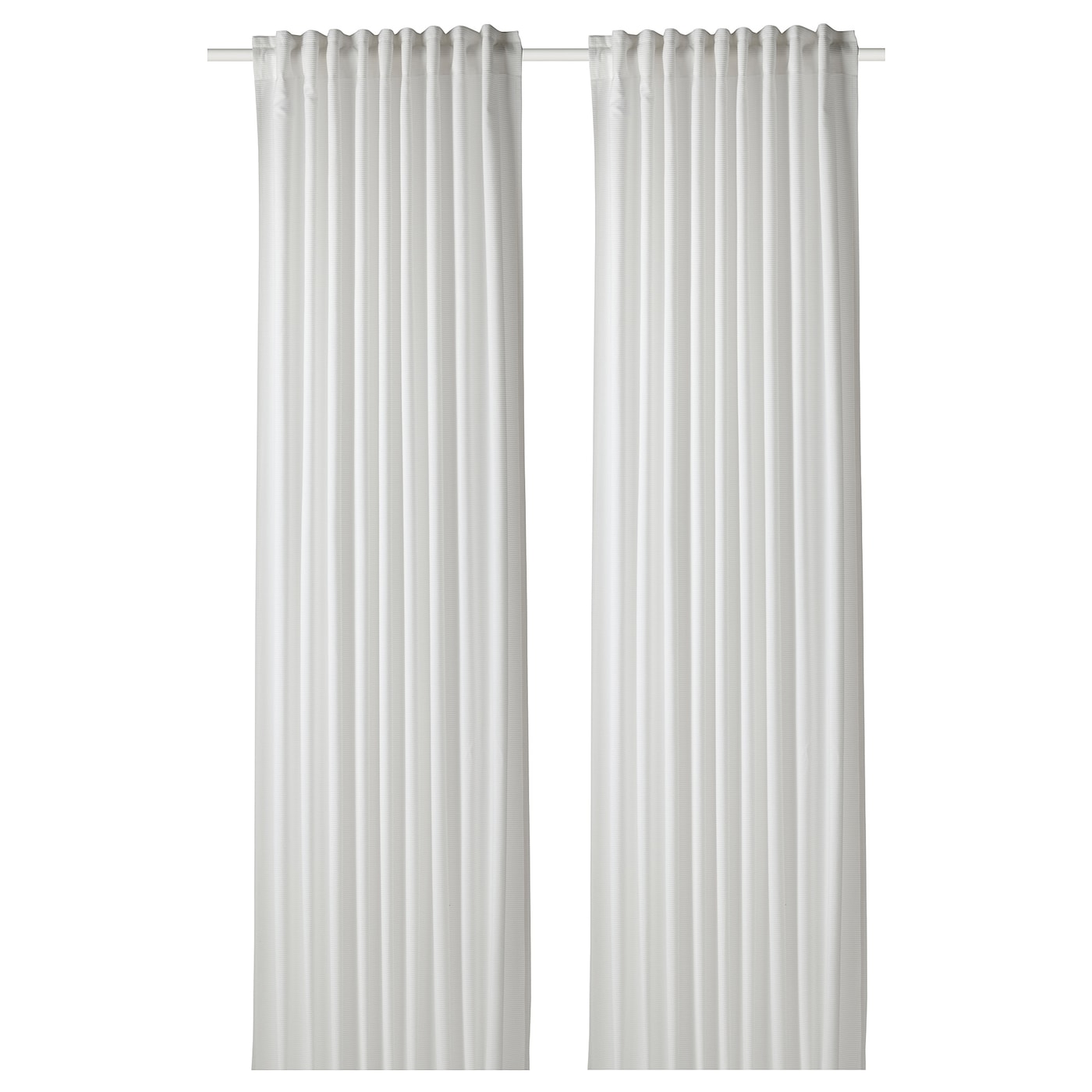 GUNNLAUG Sound absorbing curtain, white, 145x250 cm