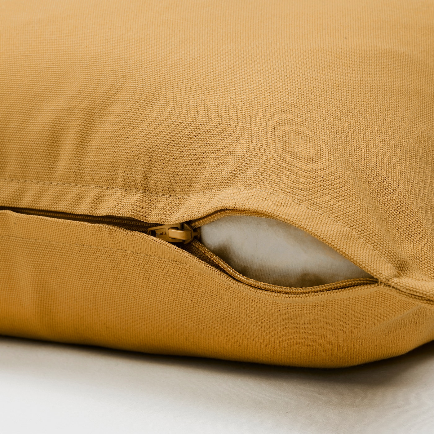 GURLI Cushion cover, golden-yellow, 50x50 cm