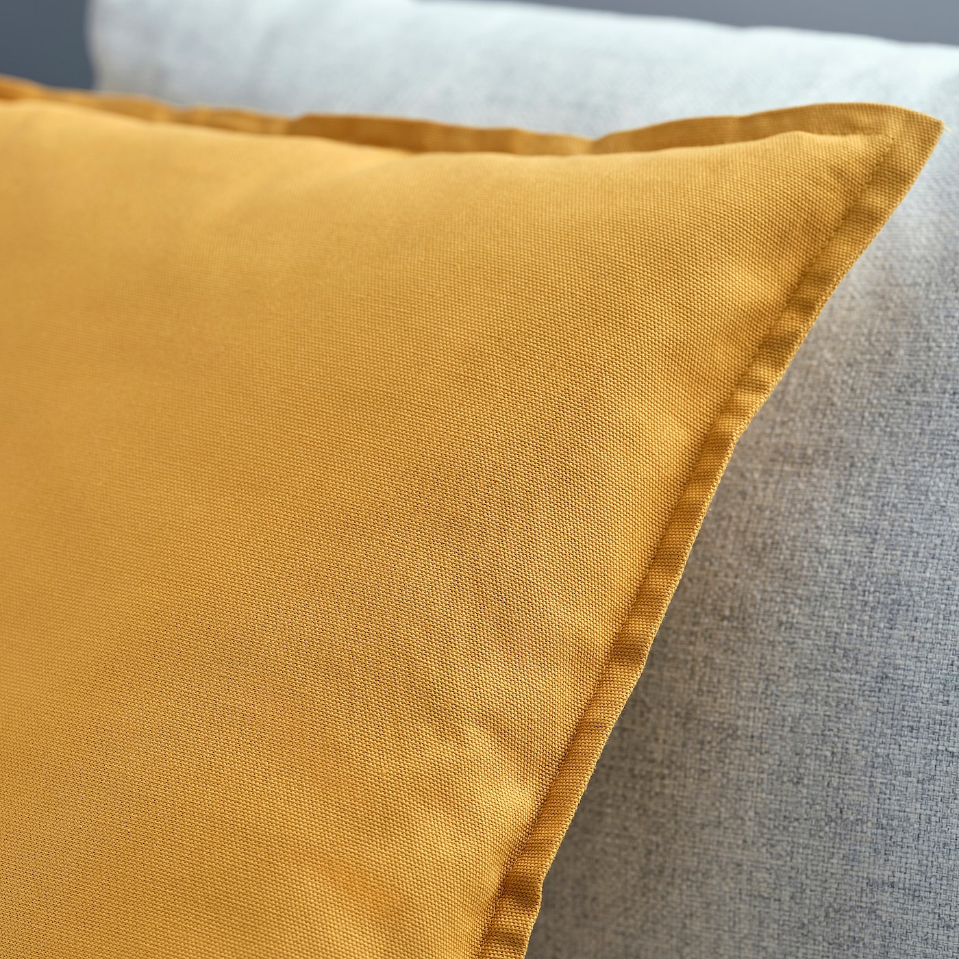 GURLI Cushion cover, golden-yellow, 50x50 cm