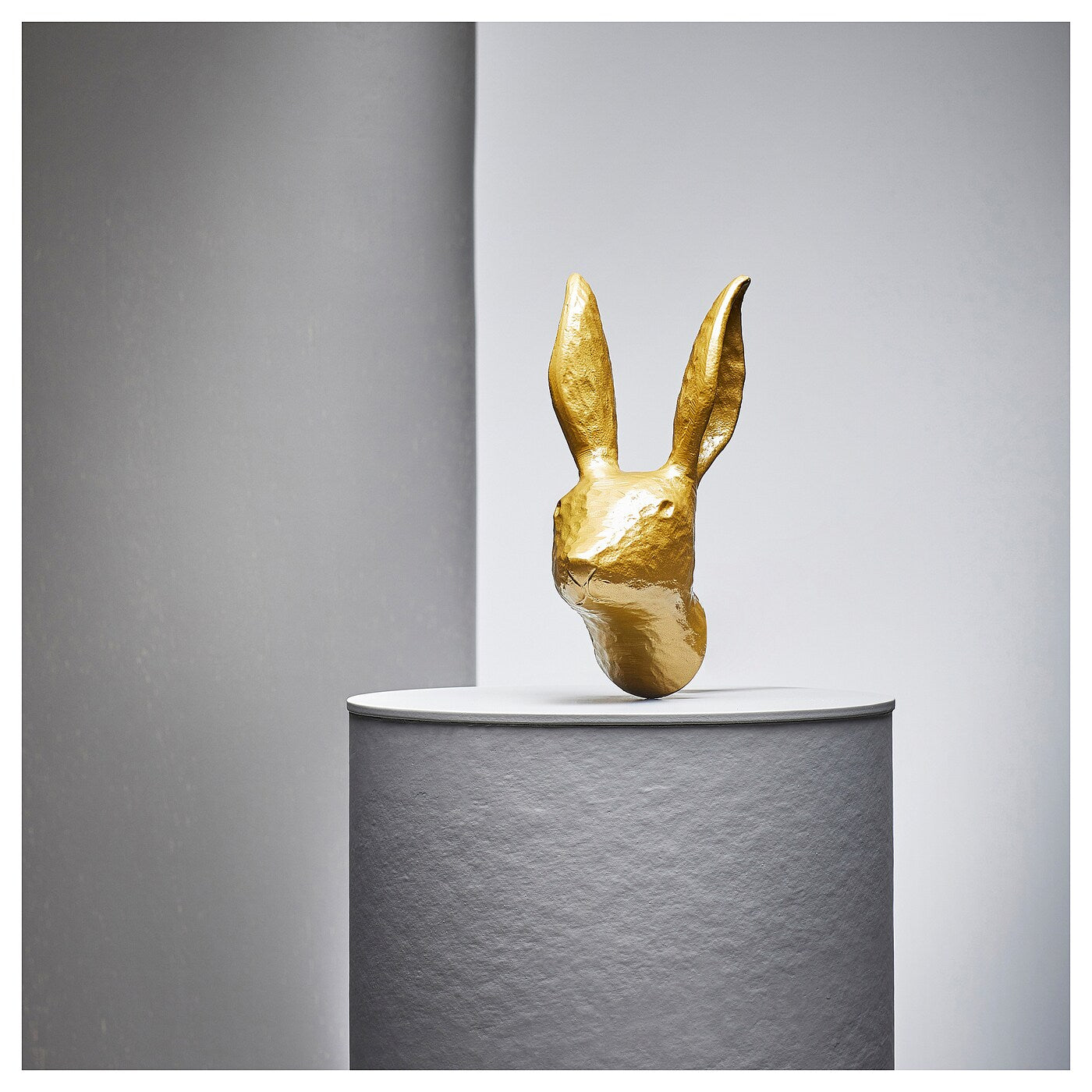 HÄGGMISPEL Wall decoration, rabbit/brass-colour, 25 cm