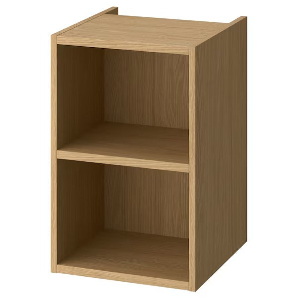 HAGAÅN Open cabinet, oak effect, 40x48x33 cm