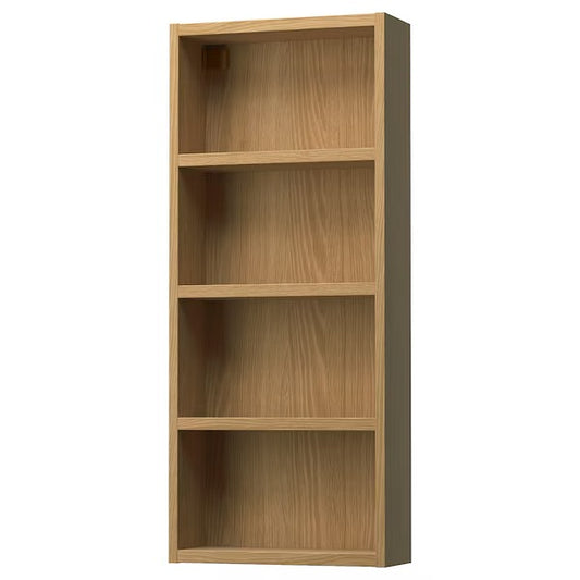 New HAGAÅN Wall open cabinet, oak effect, 40x15x95 cm