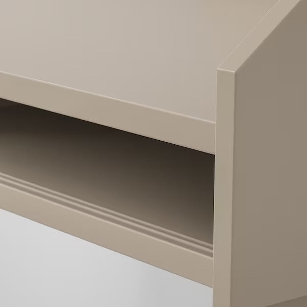 HAUGA Desk, beige, 100x45 cm