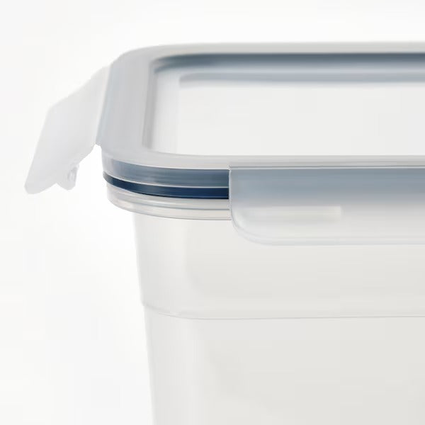 IKEA 365+ Food container with lid, rectangular/plastic, 1.0 l