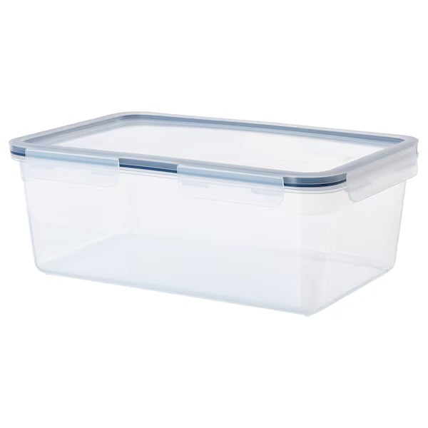 IKEA 365+ Food container with lid, rectangular/plastic, 1.0 l